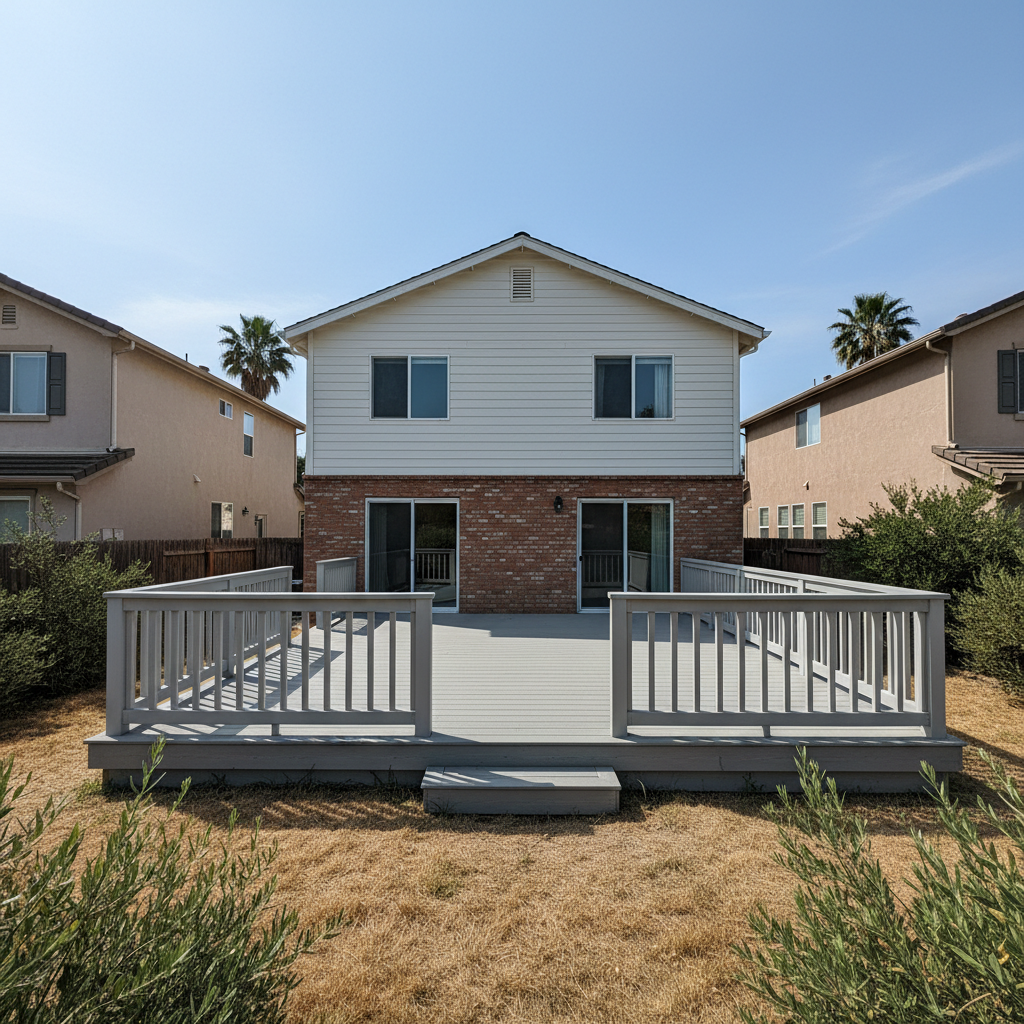 Deck Installation completed by Cornerstone Deck Co in El Cajon, CA