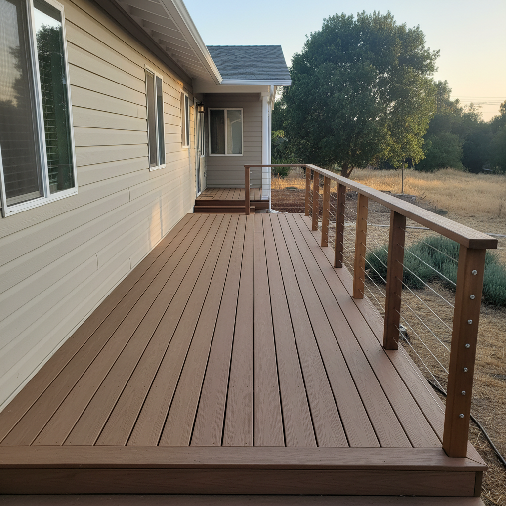 Deck Staining & Sealing completed by Cornerstone Deck Co in Chula Vista, CA